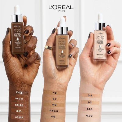 L'Oreal Paris True Match Hyaluronic Tinted Serum Makeup Skincare Hybrid 3-4 Light Medium - Imperfect Container