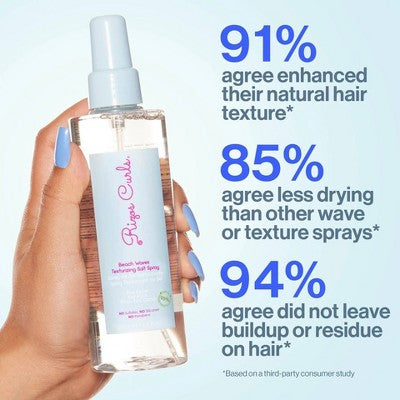 Rizos Curls Beach Waves Texturizing Salt Spray 6.8 fl oz - Imperfect Container