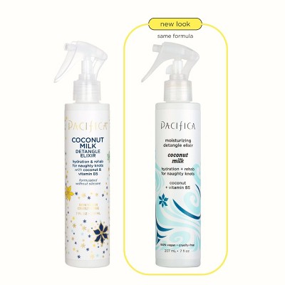 Pacifica Coconut Milk Leave on Detangling and Repair Spray  7 fl oz - New