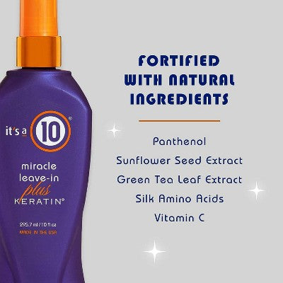 It's a 10 Miracle Leave-in Conditioner + Keratin 10 fl oz - New