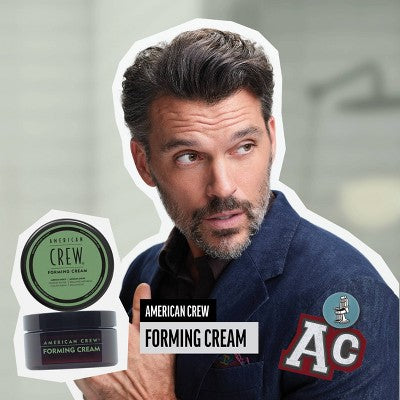 American Crew Men's Medium Hold and Medium Shine  Forming Gel Cream 3oz - New