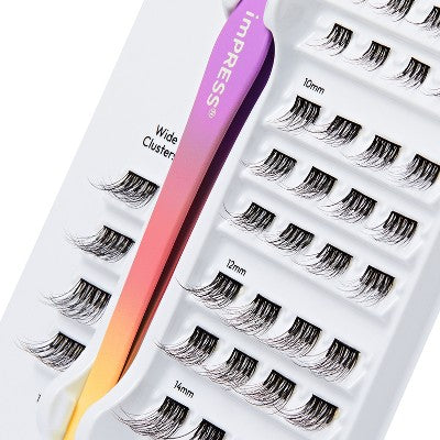 KISS Products imPRESS Self Adhesive Eyelashes Natural 20ct - Imperfect Box
