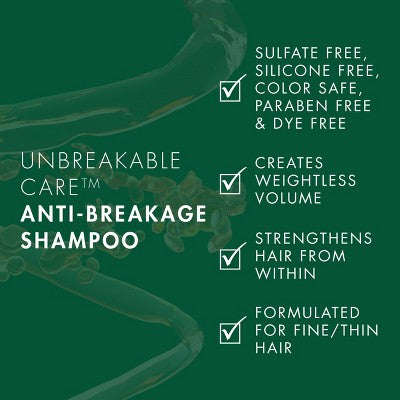 Nexxus Unbreakable Care Biotin Shampoo with Keratin 13.5 fl oz - New
