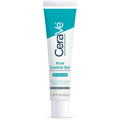 CeraVe Salicylic Acid Acne Treatment Control Gel 1.35oz - Imperfect Box