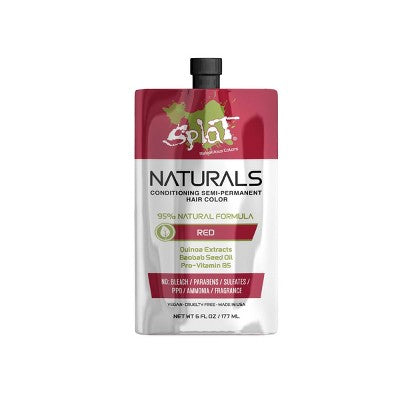 Splat Semi-Permanent Hair Color Naturals Red 6 fl oz - New