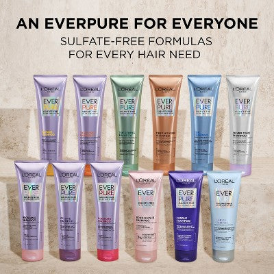 L'Oreal Paris EverPure Sulfate Free Blonde Shampoo 8.5 fl oz - Imperfect Container