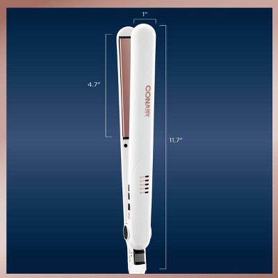 Conair Double Ceramic Flat Iron White 1" - Imperfect Box
