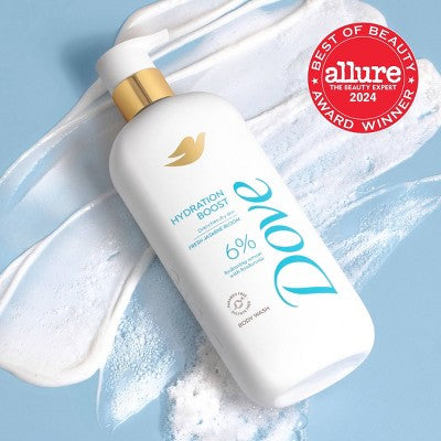 Dove Hydration Boost Serum Body Wash Drenches Dry Skin with 6% Hydrating Serum with Hyaluronic Acid 18.5 fl oz - New