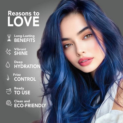 Splat Semi-Permanent Hair Color Naturals Blue 6 fl oz - New