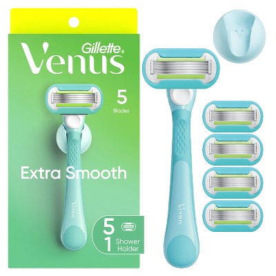 Venus Extra Smooth Value Pack Women's Razor + 5 Razor Blade Refills - Missing Box