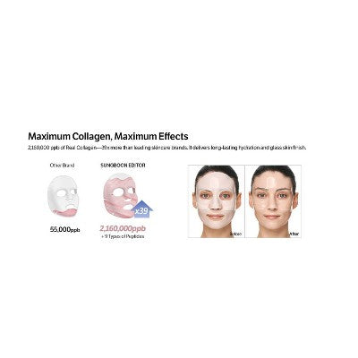 SUNGBOON EDITOR Deep Collagen Overnight Mask Gift Set 5ct - New