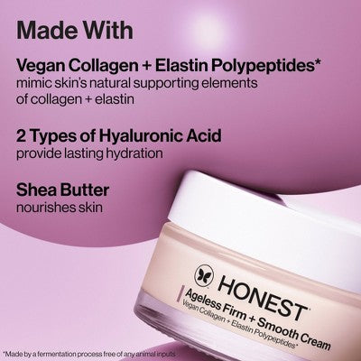 Honest Beauty Ageless Firm and Smooth Cream 1.7 fl oz - Missing Box