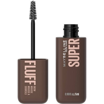 Maybelline Superfluff Volumizing Eyebrow Gel Mousse 004 Deep Brown 0.17 fl oz - New