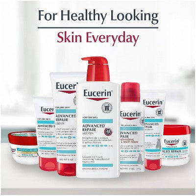 Eucerin Advanced Repair Hand Cream Unscented 2.7oz/1ct - New