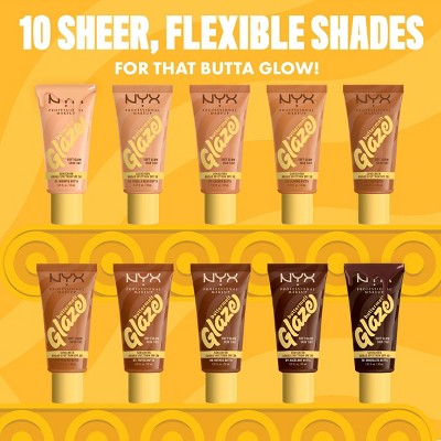 NYX Professional Makeup Buttermelt Glaze Skin Tint SPF 30 Vanilla Bean Butta 1.01 fl oz - Imperfect Container