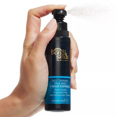 Bondi Sands 1 Hour Express Fragrance Free Self-Tanning Face Mist 2.36 fl oz - New
