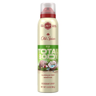 Old Spice Whole Body Spray Deodorant for Men Fiji 3.5oz - New