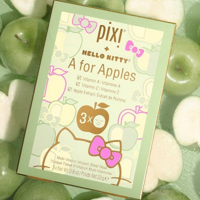 Pixi + Hello Kitty Sheet Multi-Vitamin Infusion Face Sheet Mask 3ct - Imperfect Box