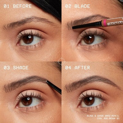 NYX Professional Makeup Brow Blade & Shade Nano Mechanical Brow Pencil Brunette 0.002oz - Missing Box
