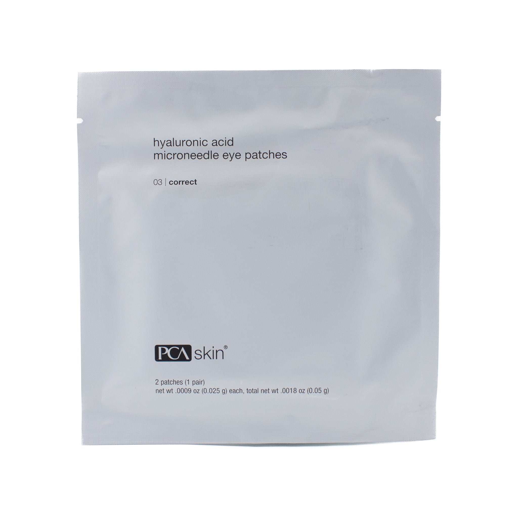 PCA Skin Hyaluronic Acid Microneedle Eye Patches 1 PAIR - New